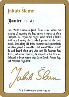 Jakub Šlemr Bio (1999)