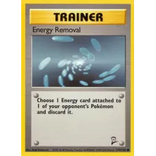 Energy Removal