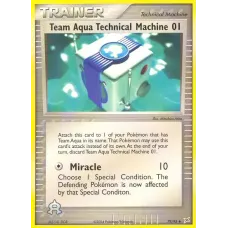 Team Aqua's Technical Machine 01