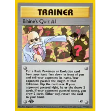 Blaine's Quiz #1