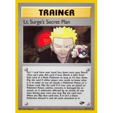 Lt. Surge's Secret Plan