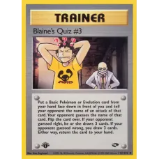Blaine's Quiz #3