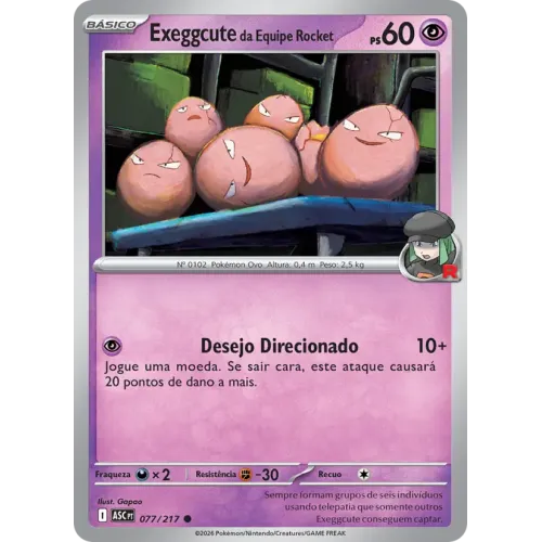 Exeggcute da Equipe Rocket
