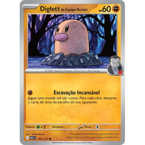 Diglett da Equipe Rocket