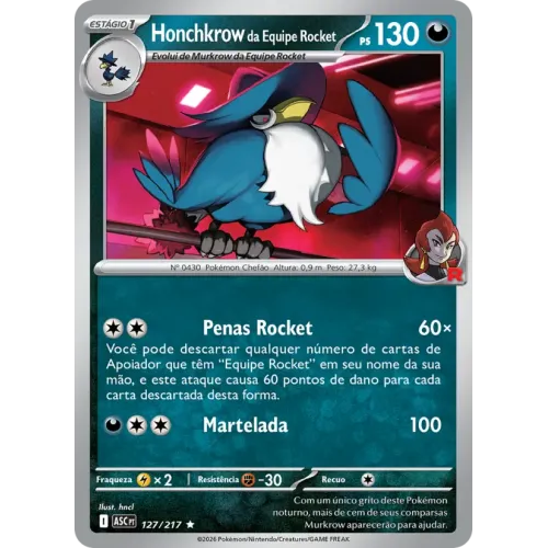 Honchkrow da Equipe Rocket