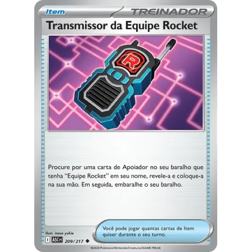 Transmissor da Equipe Rocket