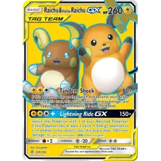 Raichu e Raichu de Alola GX