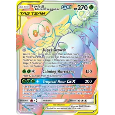 Rowlet e Exeggutor de Alola GX