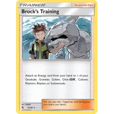 Brock’s Training