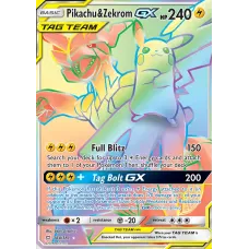 Pikachu e Zekrom GX