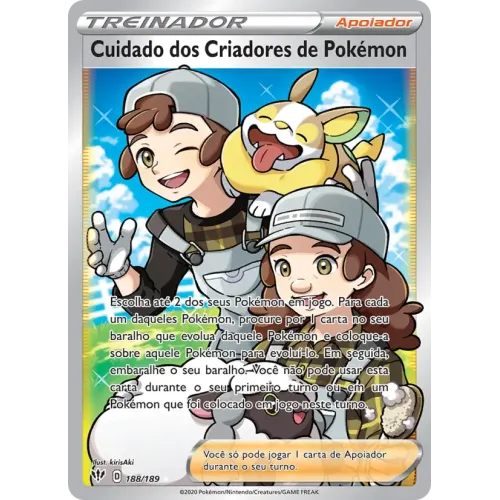 Cuidado dos Criadores de Pokémon