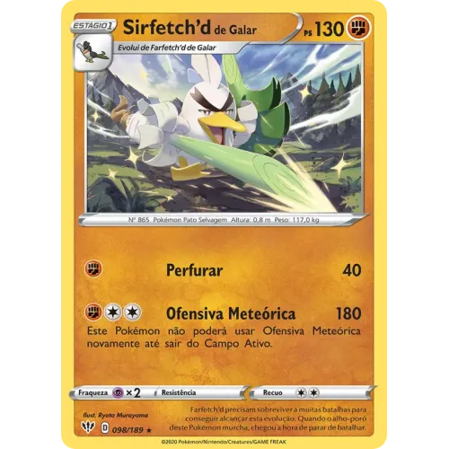 Sirfetch'd de Galar