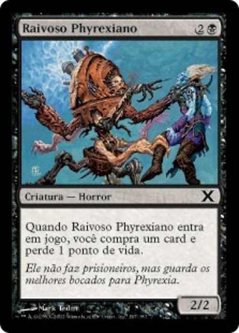 Raivoso Phyrexiano