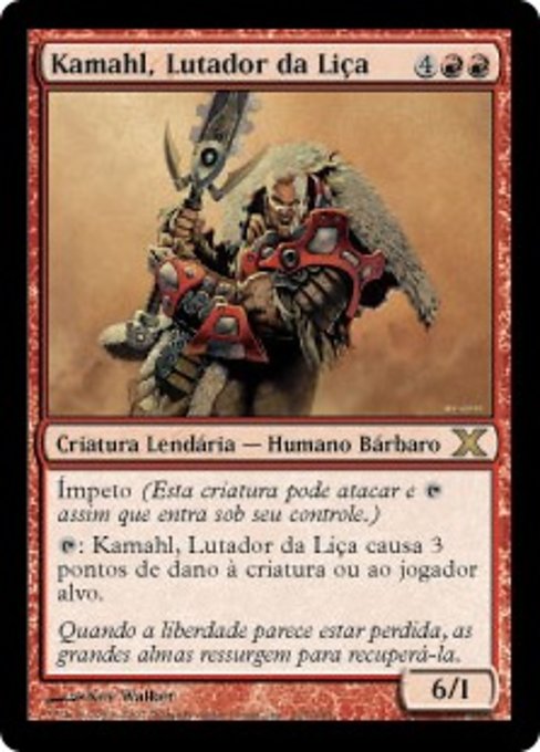 Kamahl, Lutador da Liça