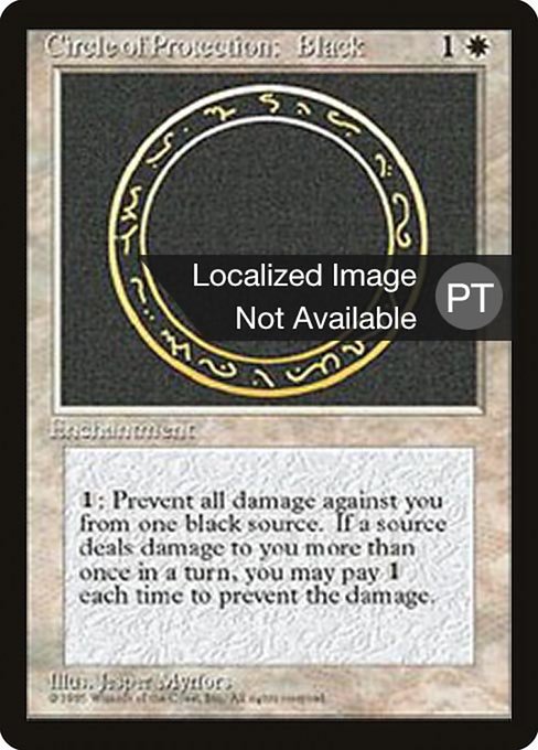 Círculo de Proteção: Preto