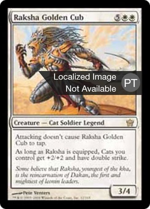 Raksha, Filhote Dourado