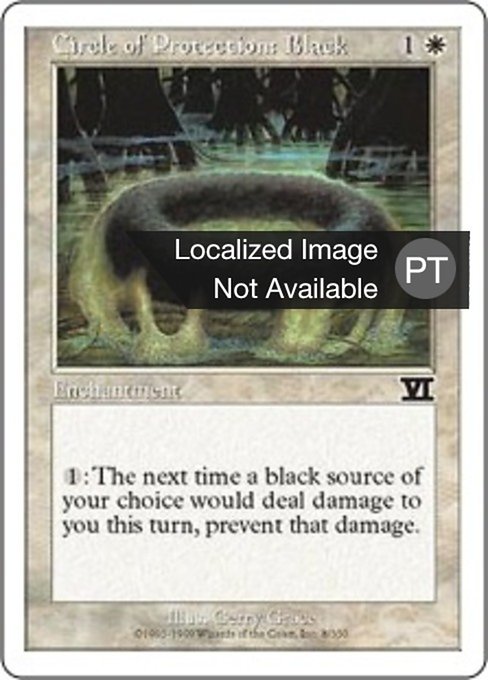 Círculo de Proteção: Preto