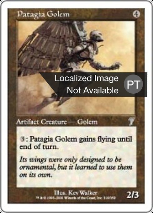 Golem com Patágio