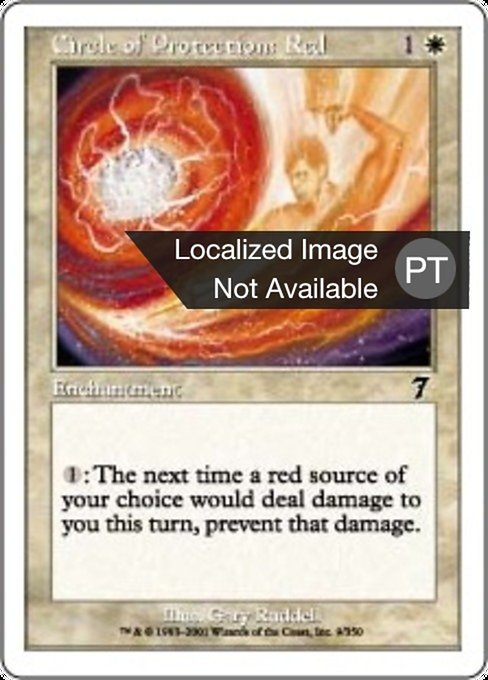 Círculo de Proteção: Vermelho