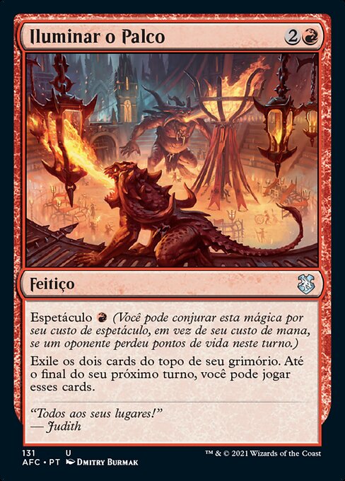 Iluminar o Palco