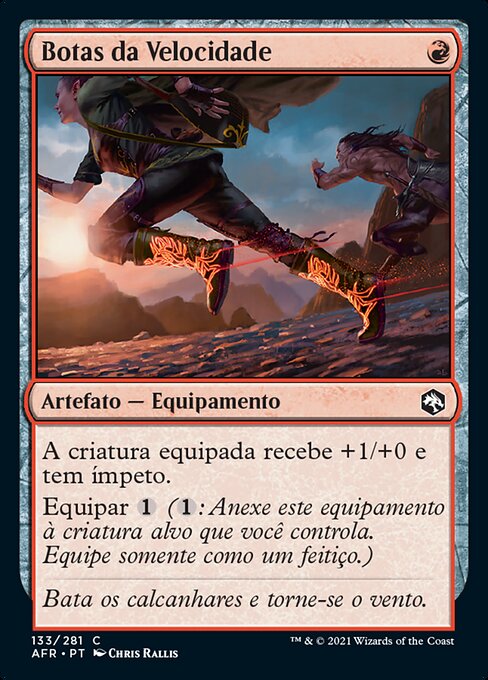 Botas da Velocidade