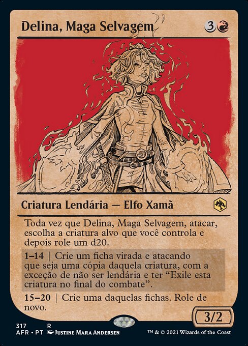 Delina, Maga Selvagem
