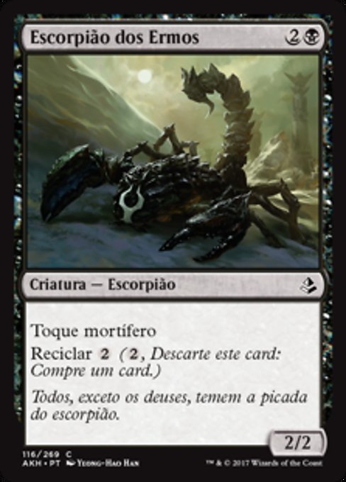 Escorpião dos Ermos