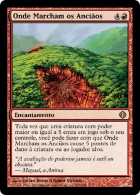 Onde Marcham os Anciãos