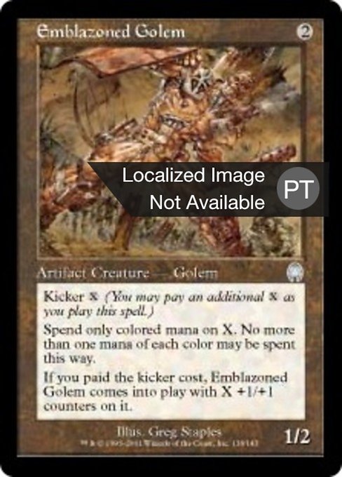 Golem Blasonado