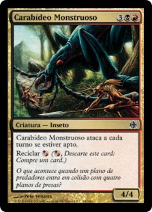 Carabídeo Monstruoso