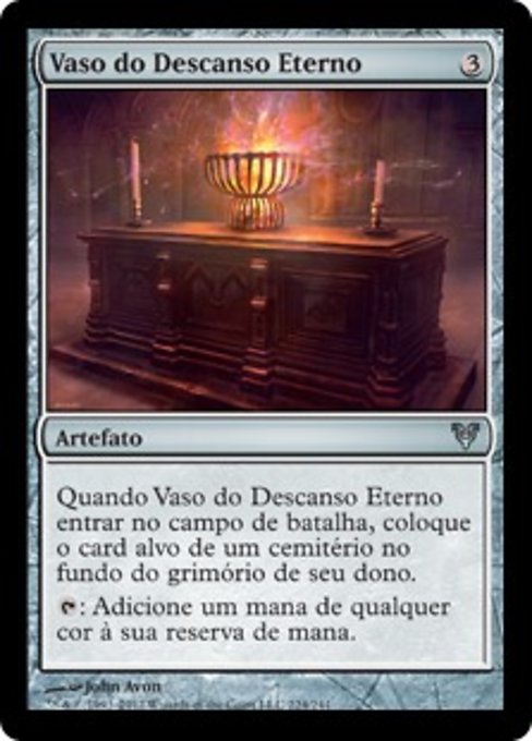 Vaso do Descanso Eterno