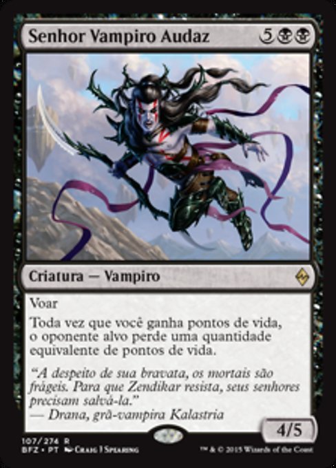 Senhor Vampiro Audaz