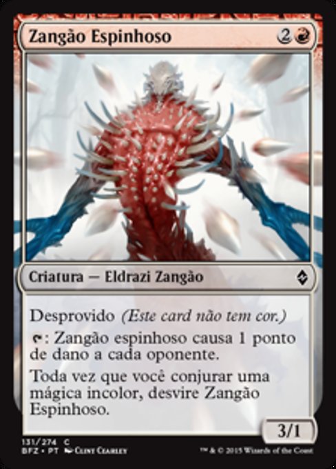 Zangão Espinhoso