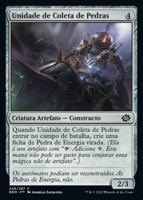 Unidade de Coleta de Pedras
