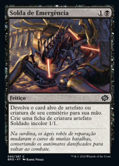 Solda de Emergência