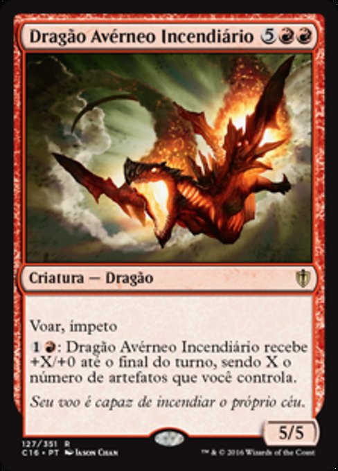 Dragão Avérneo Incendiário