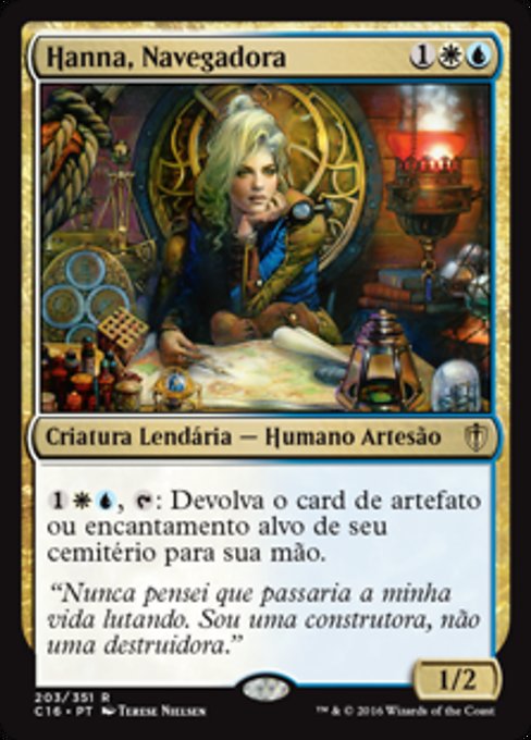 Hanna, Navegadora