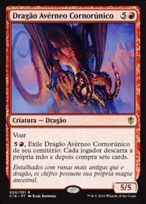 Dragão Avérneo Cornorúnico