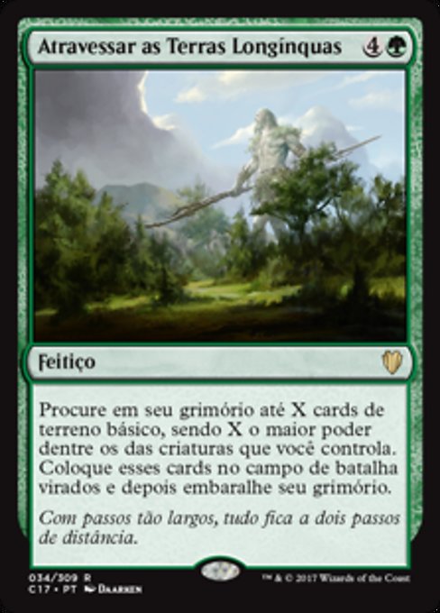 Atravessar as Terras Longínquas