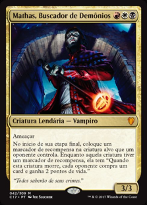 Mathas, Buscador de Demônios