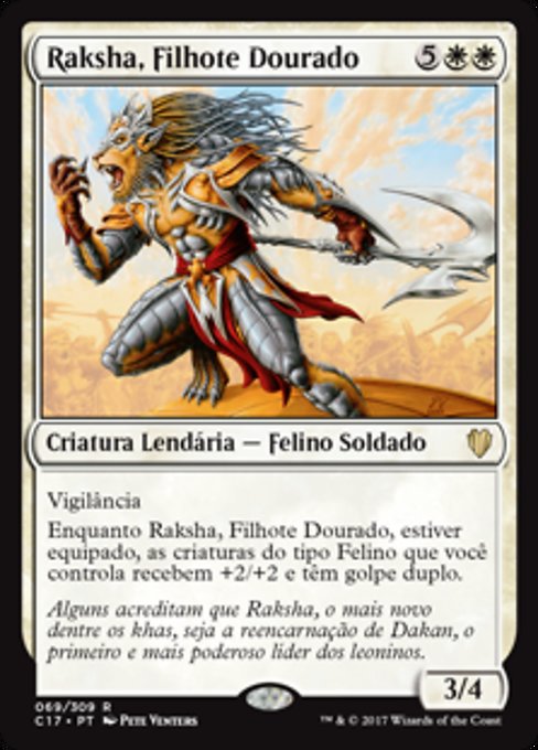Raksha, Filhote Dourado