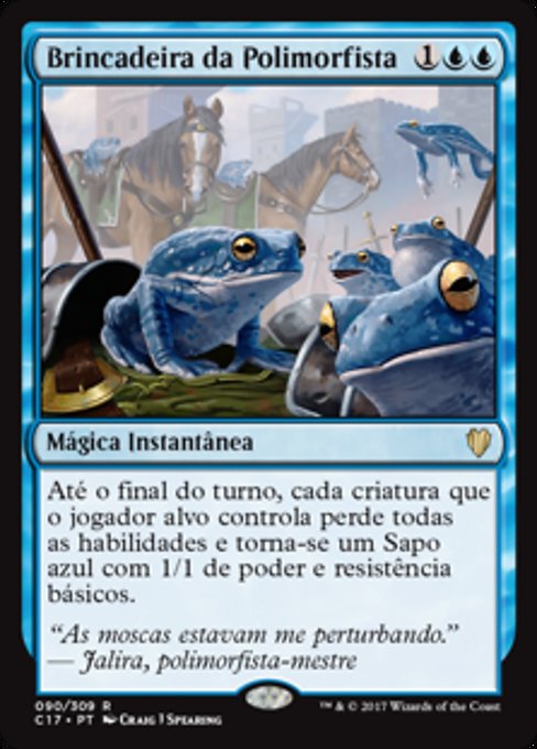 Brincadeira da Polimorfista