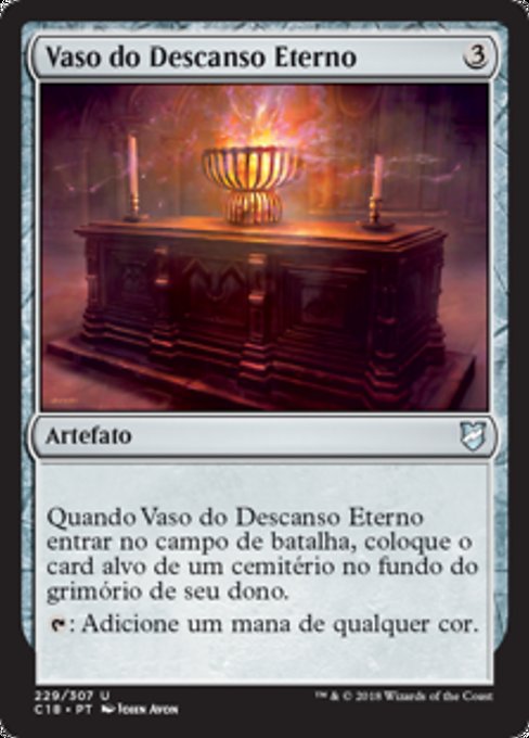 Vaso do Descanso Eterno