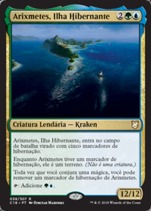 Arixmetes, Ilha Hibernante