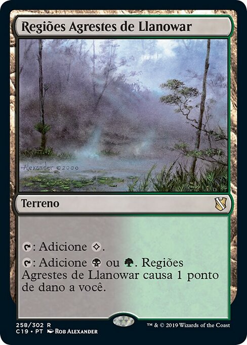 Regiões Agrestes de Llanowar