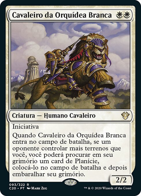 Cavaleiro da Orquídea Branca