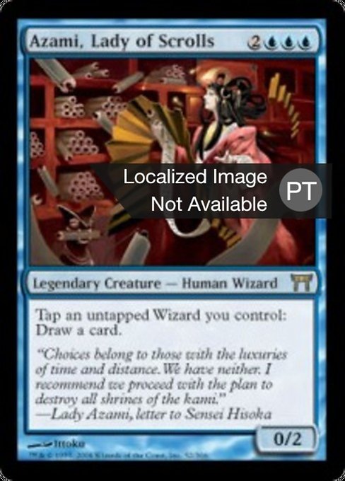 Azami, Dama dos Pergaminhos