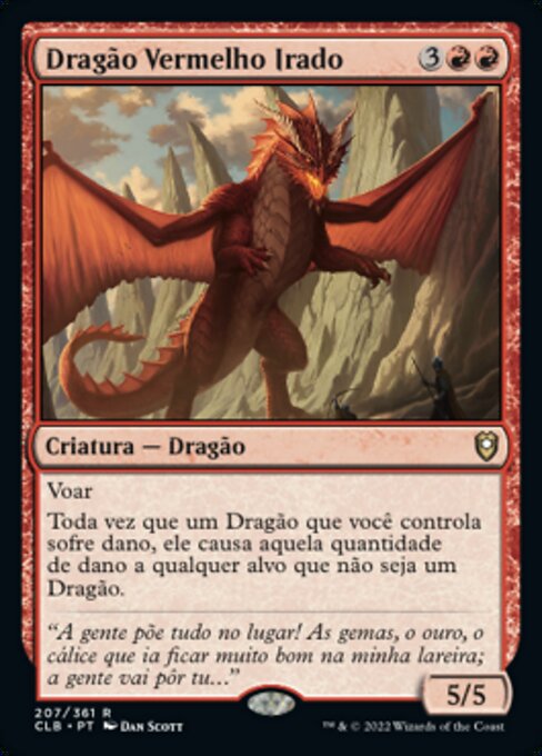 Dragão Vermelho Irado