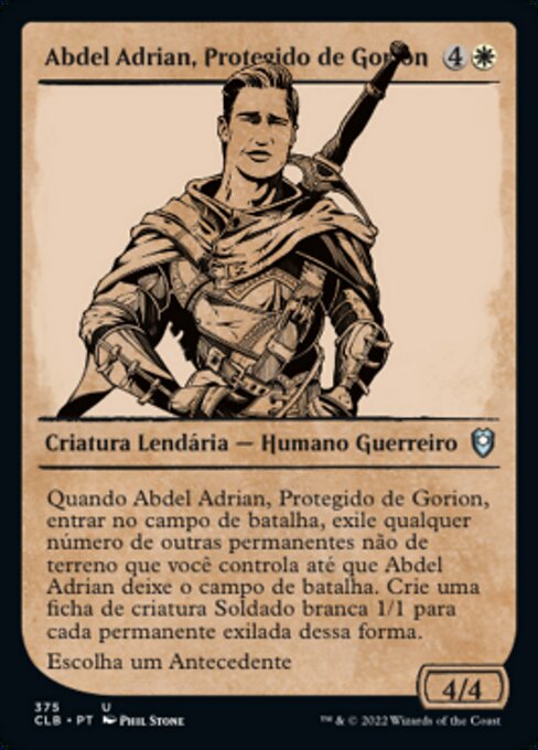 Abdel Adrian, Protegido de Gorion
