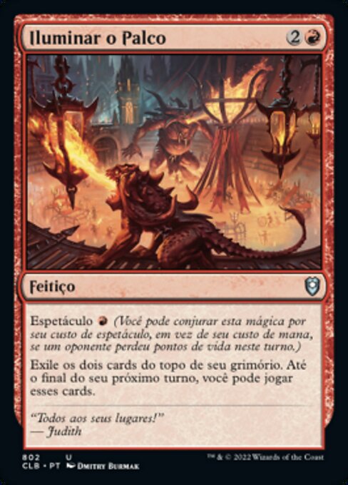 Iluminar o Palco